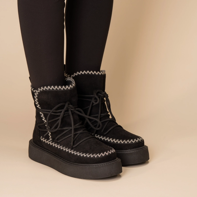 BOTIN MUJER LIORA  NEGRO CHINITWON - 2
