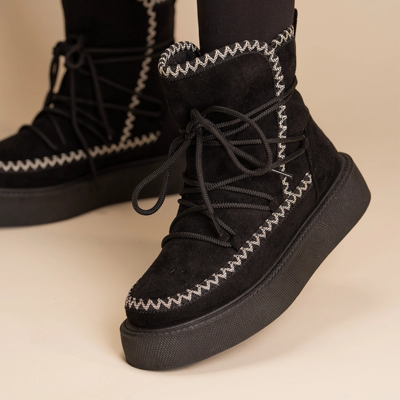 BOTIN MUJER LIORA  NEGRO CHINITWON - 6