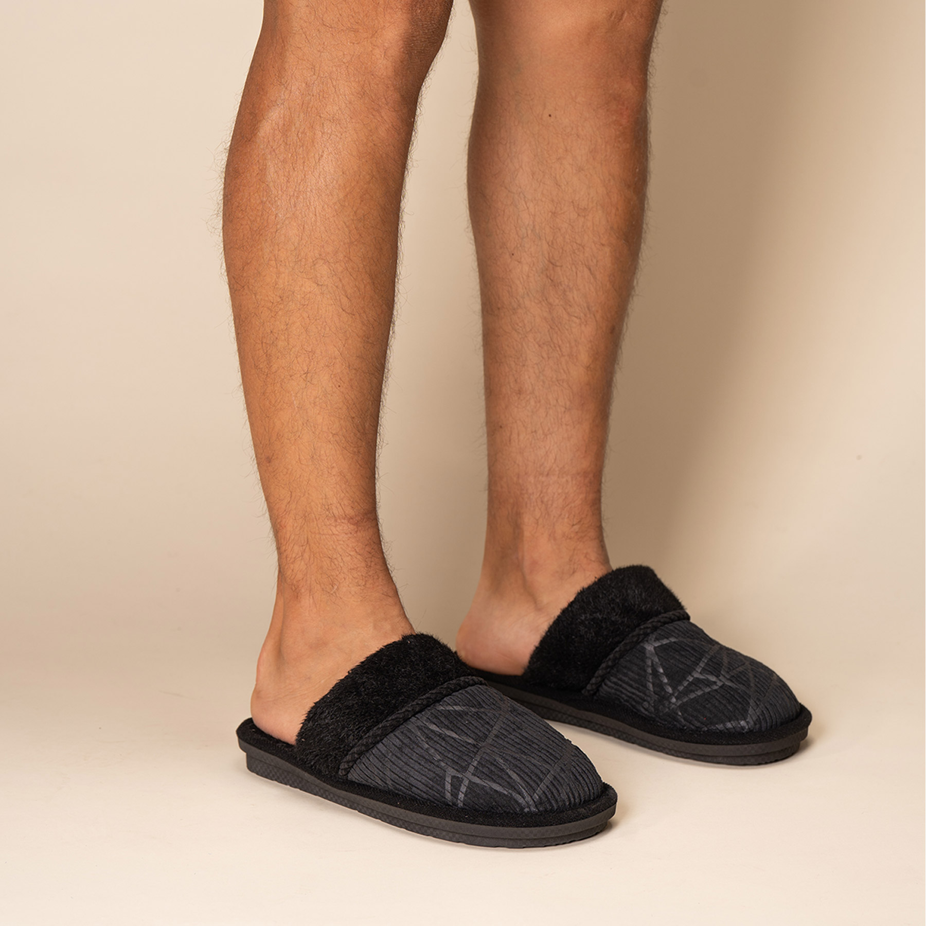 PANTUFLA HOMBRE ALEAN NEGRO CHINITOWN - 5