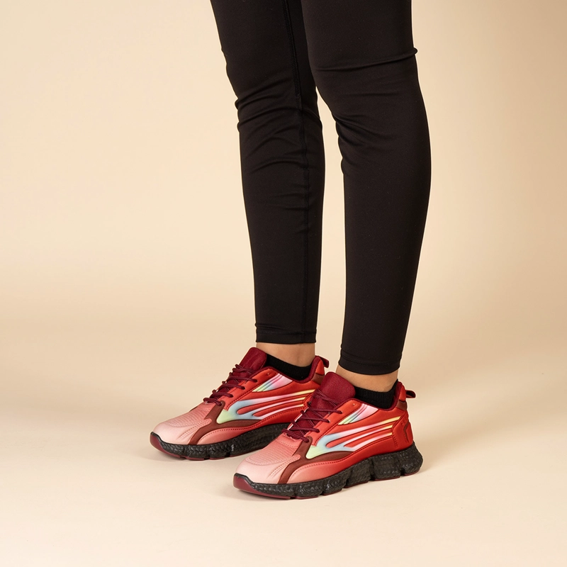 ZAPATILLA DEPORTIVA MUJER  ROJO LUZ CHINITOWN - 2