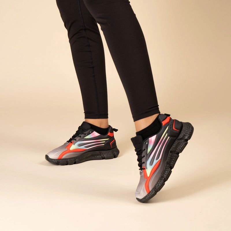 ZAPATILLA DEPORTIVA MUJER  NEGRO LUZ CHINITOWN - 2