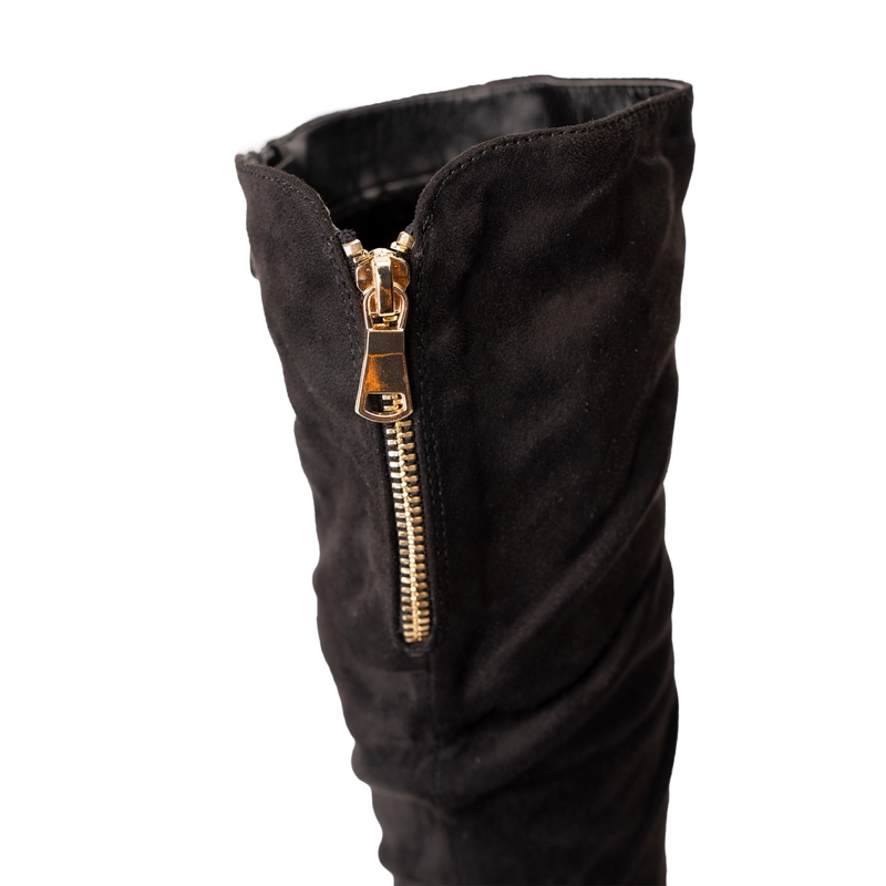 BOTA LARGA MUJER  NEGRO NARKISSA CHINITOWN - 6
