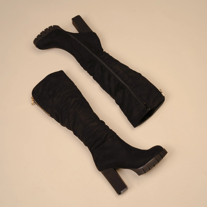 BOTA LARGA MUJER  NEGRO NARKISSA CHINITOWN - 7