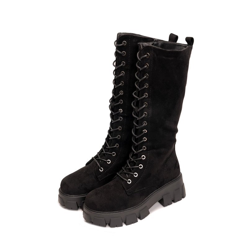 BOTA LARGA MUJER  NEGRO LAGERTHA CHINITOWN - 3