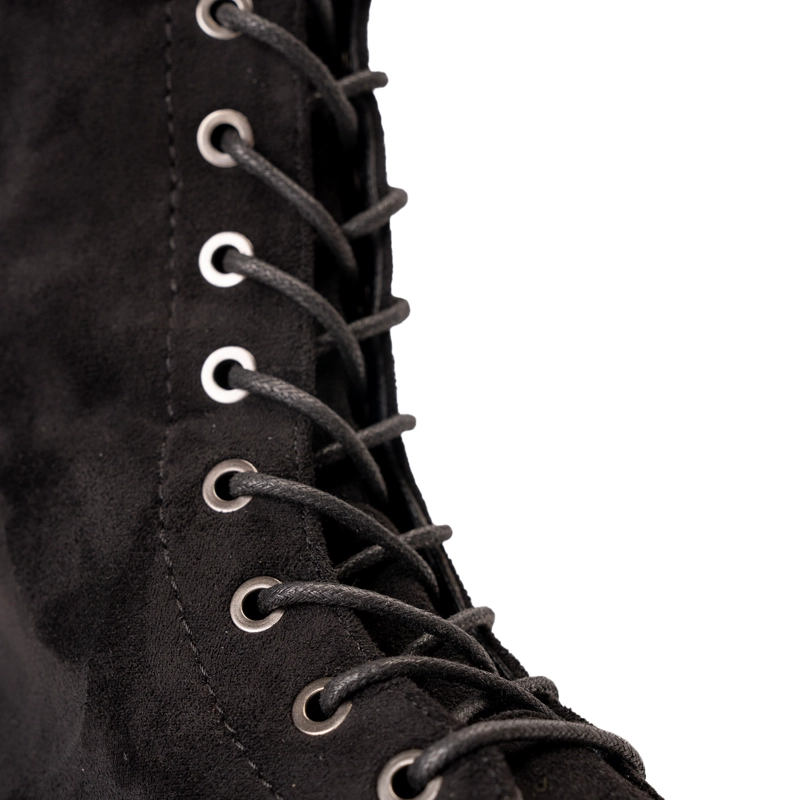 BOTA LARGA MUJER  NEGRO LAGERTHA CHINITOWN - 6