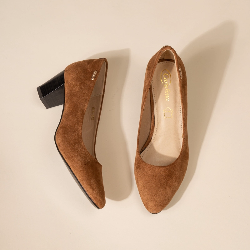 ZAPATO FORMAL MUJER CAMEL PERLA CHINITOWN - 5