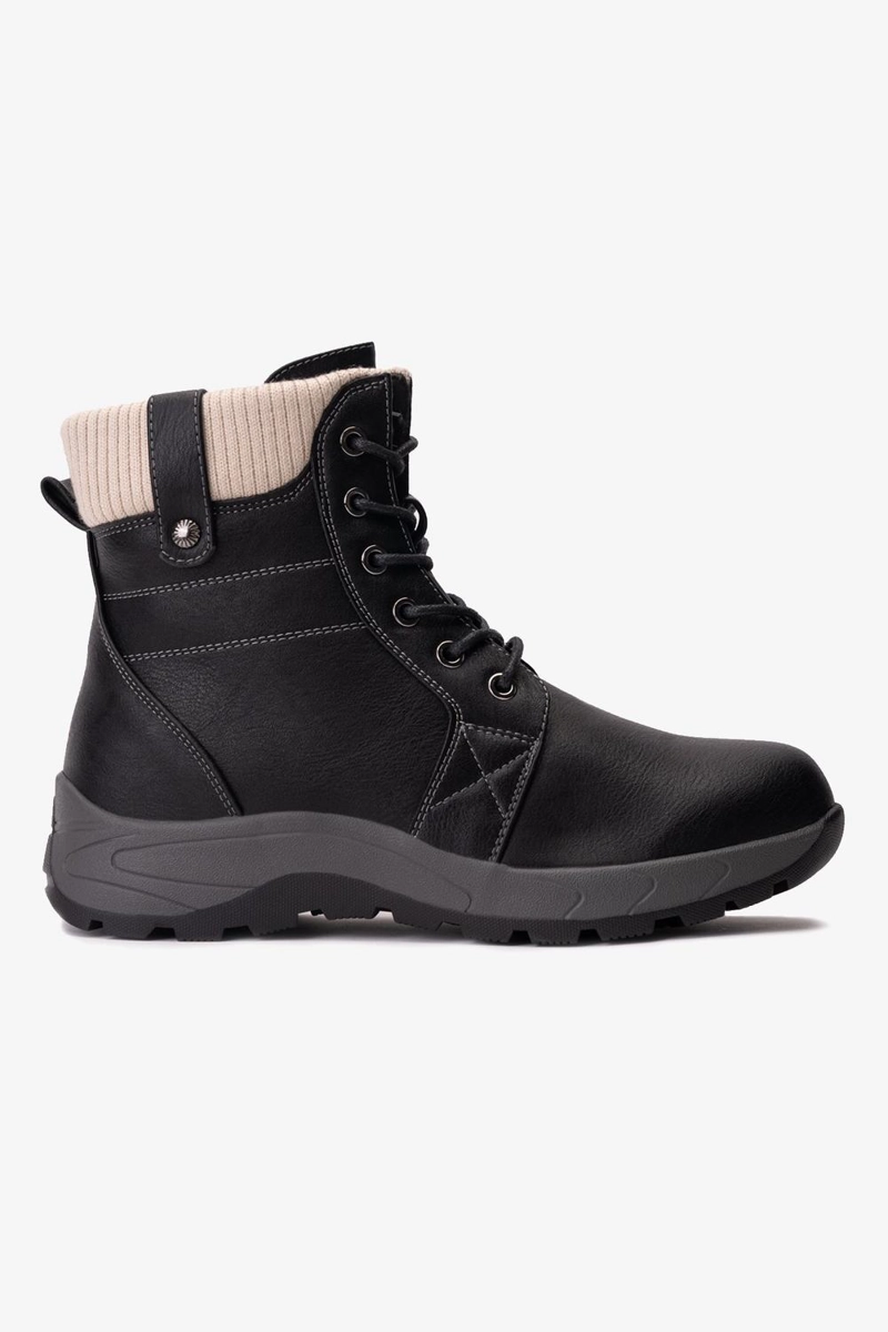 BOTIN CASUAL MUJER  NEGRO DACEY CHINITOWN - 1