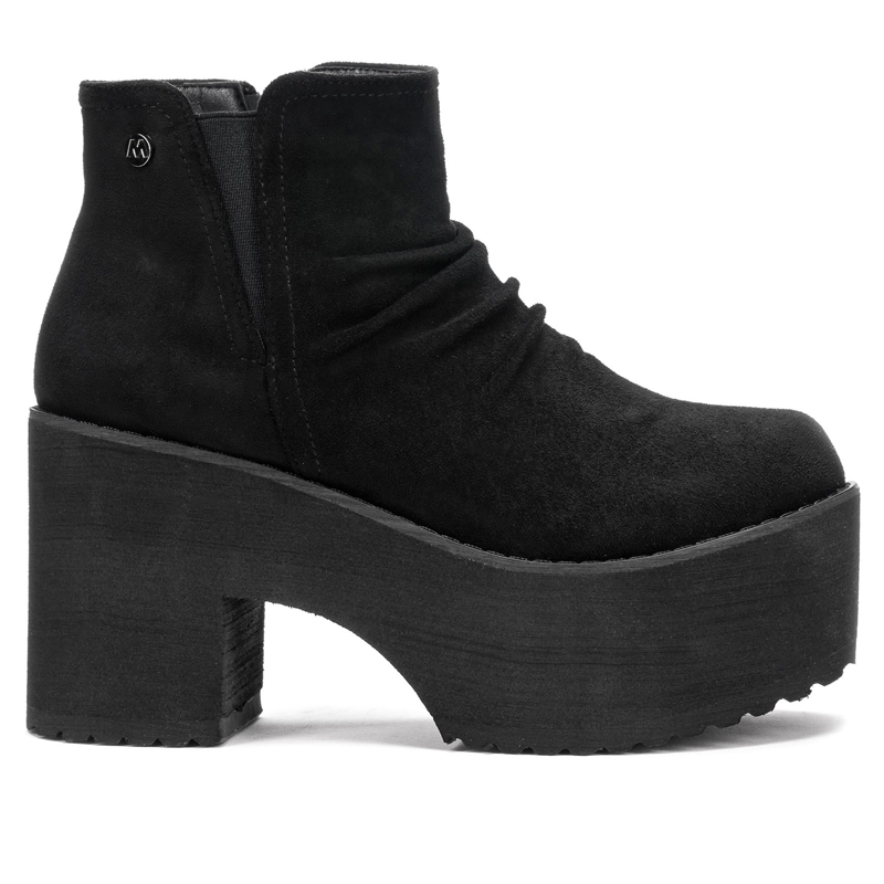 BOTIN CASUAL MUJER  NEGRO ZAHARA CHINITOWN - 1