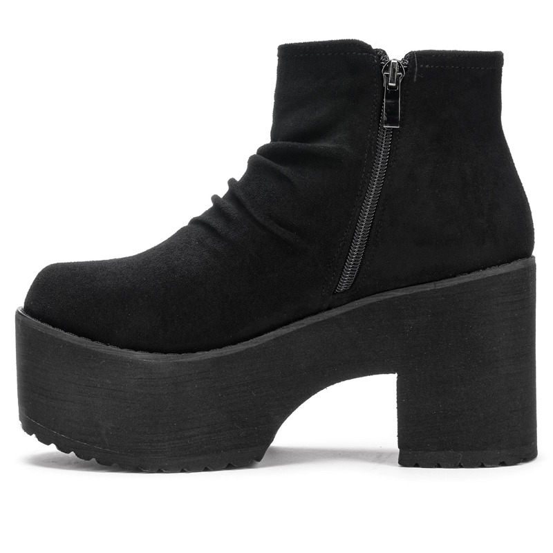 BOTIN CASUAL MUJER  NEGRO ZAHARA CHINITOWN - 3