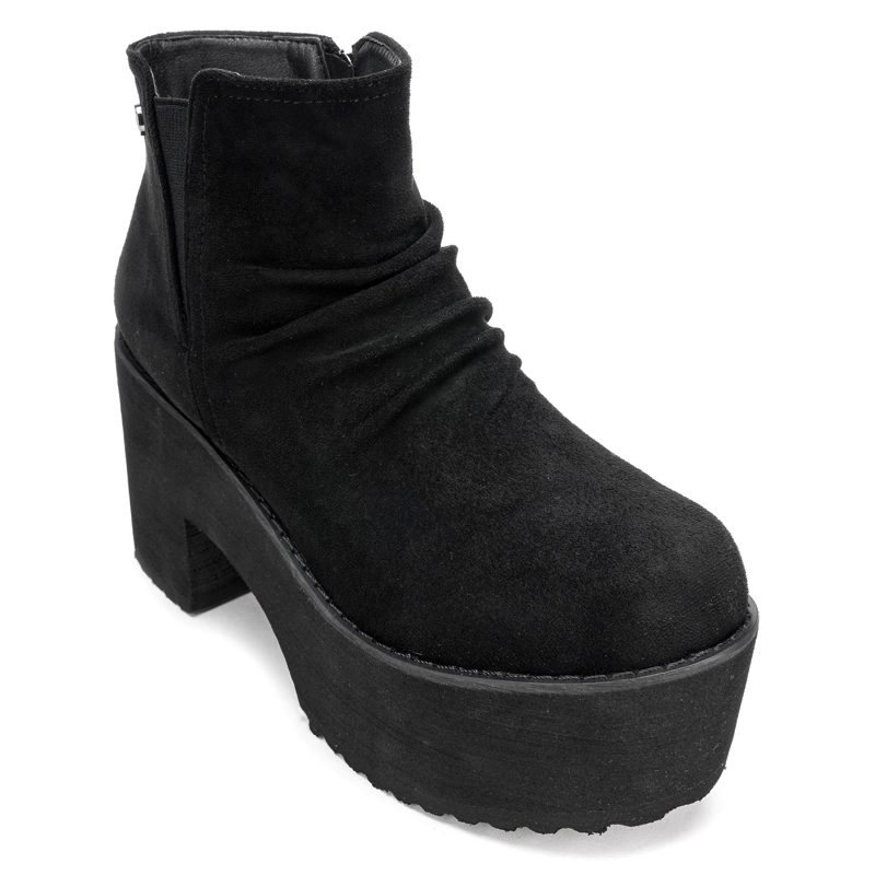 BOTIN CASUAL MUJER  NEGRO ZAHARA CHINITOWN - 4