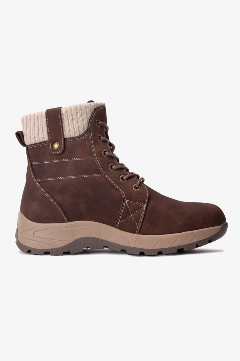 BOTIN CASUAL MUJER CATHERINE CAFE  OSCURO CHINITOWN - 1