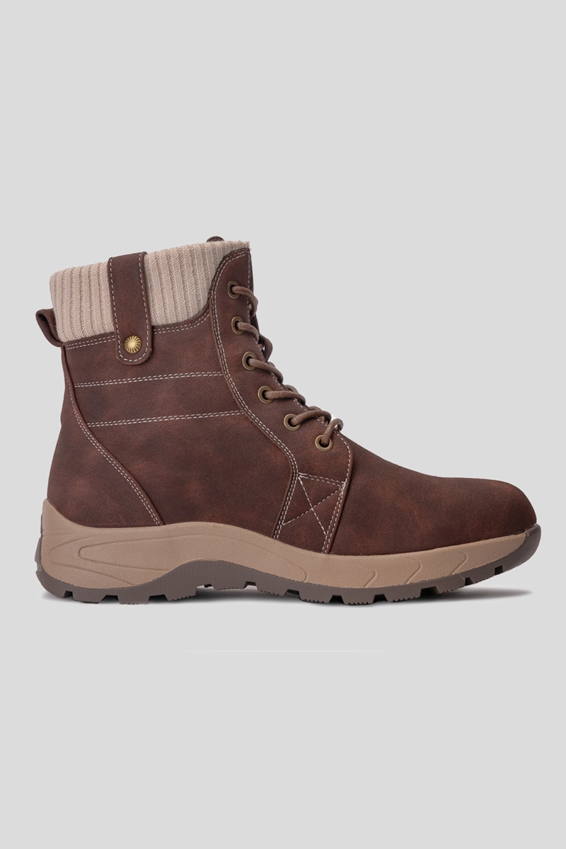 BOTIN CASUAL MUJER CATHERINE CAFE  OSCURO CHINITOWN - 5