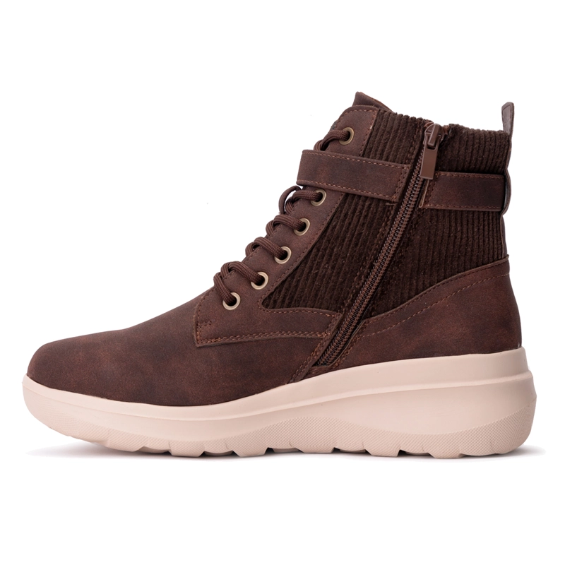 BOTIN CASUAL MUJER KARISSA CAFE  OSCURO CHINITOWN - 3