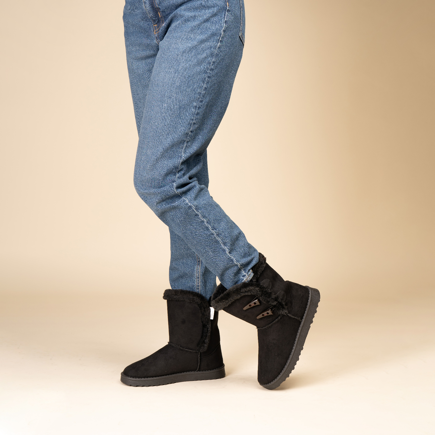 BOTA CASUAL MUJER NEGRO MAGNOLIA CHINITOWN - 2
