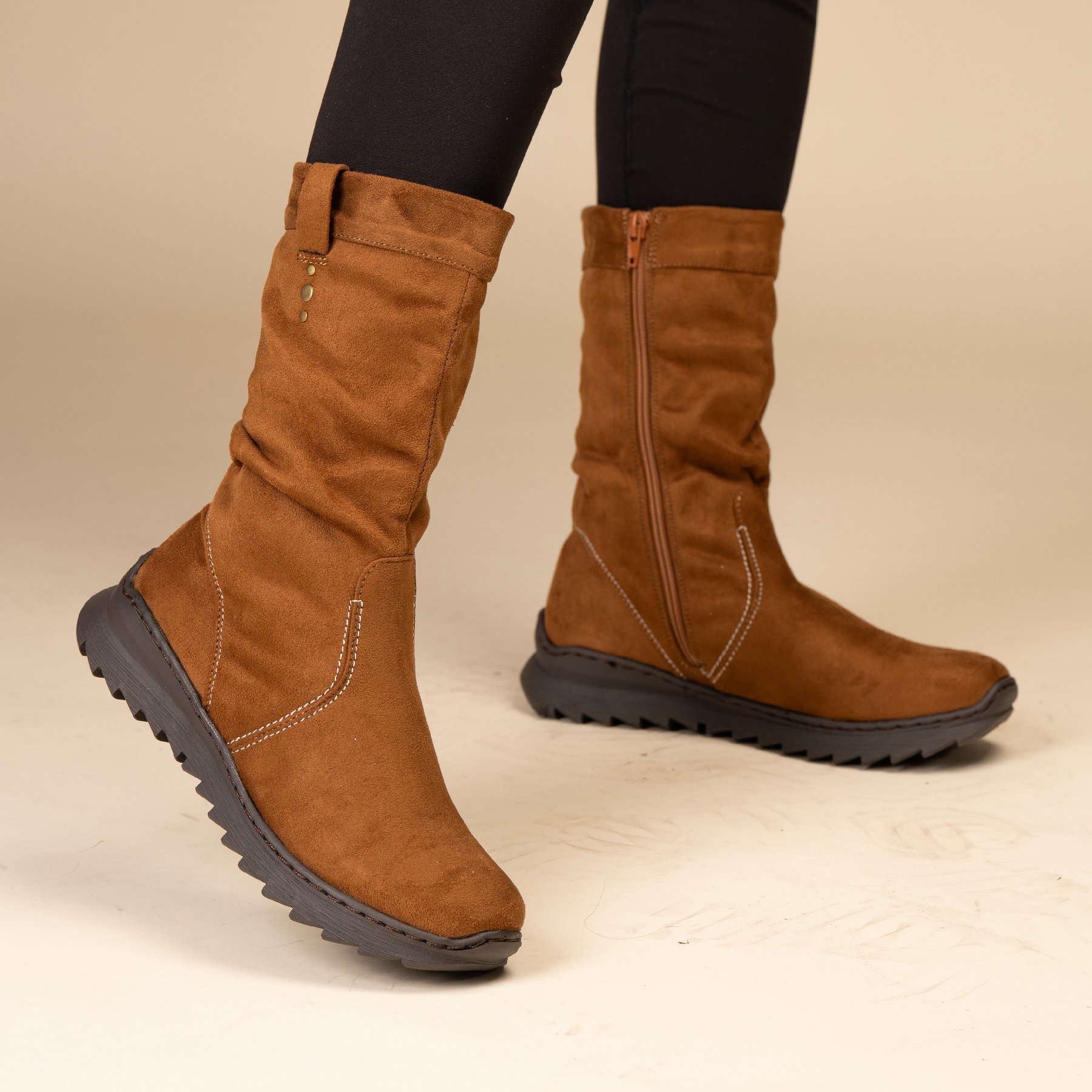 BOTA CASUAL MUJER CAMEL MELINDA CHINITOWN - 5