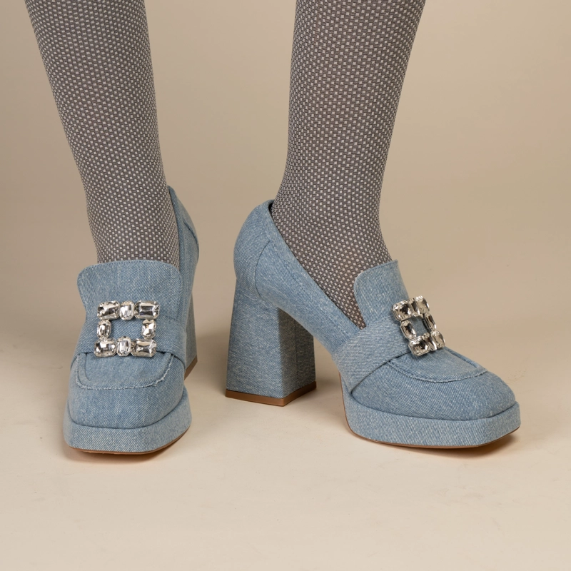 MOCASIN CASUAL MUJER MATTS AZUL CHINITOWN - 3