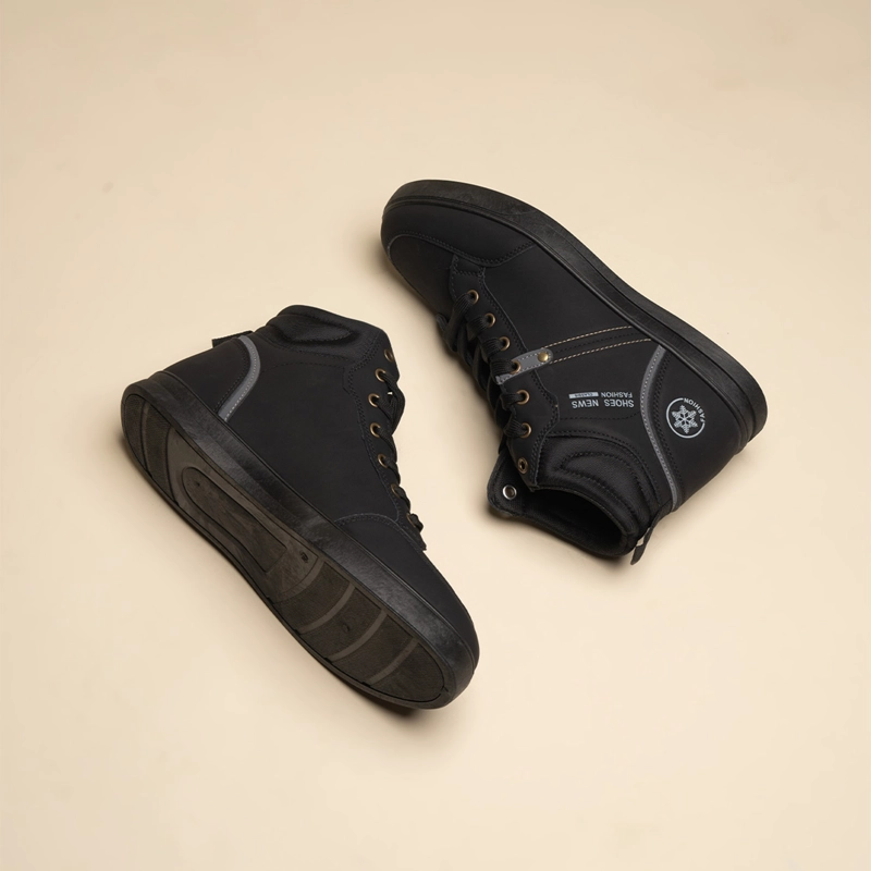 BOTIN CASUAL HOMBRE PARKER NEGRO CHINITOWN - 5