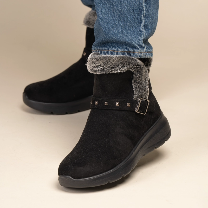 BOTIN CASUAL MUJER KARIANNE NEGRO CHINITOWN - 4