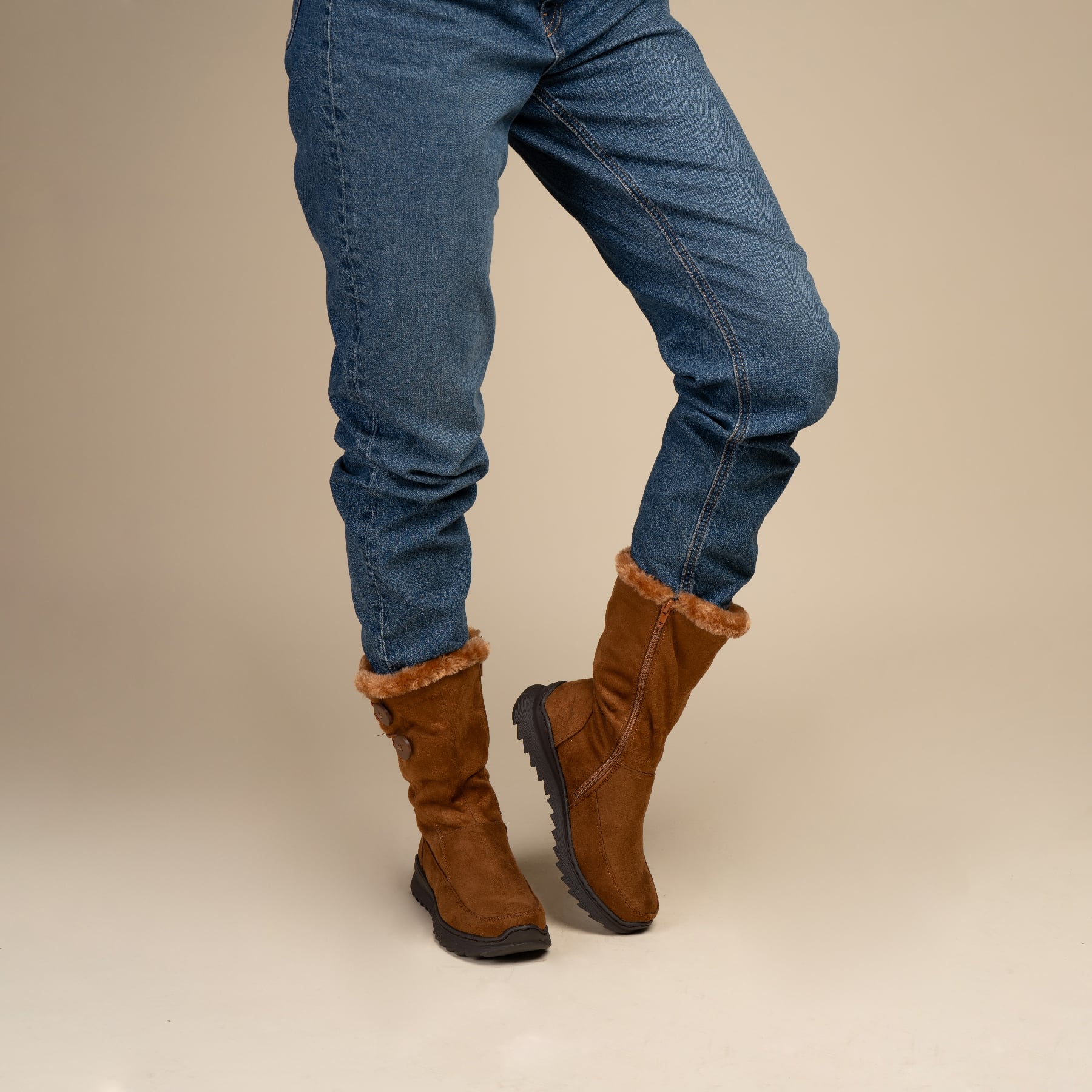 BOTA CASUAL MUJER MARIELLA CAMEL CHINITOWN - 2