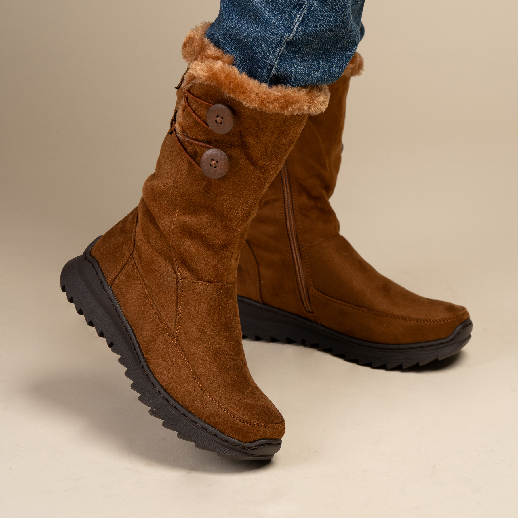 BOTA CASUAL MUJER MARIELLA CAMEL CHINITOWN - 5