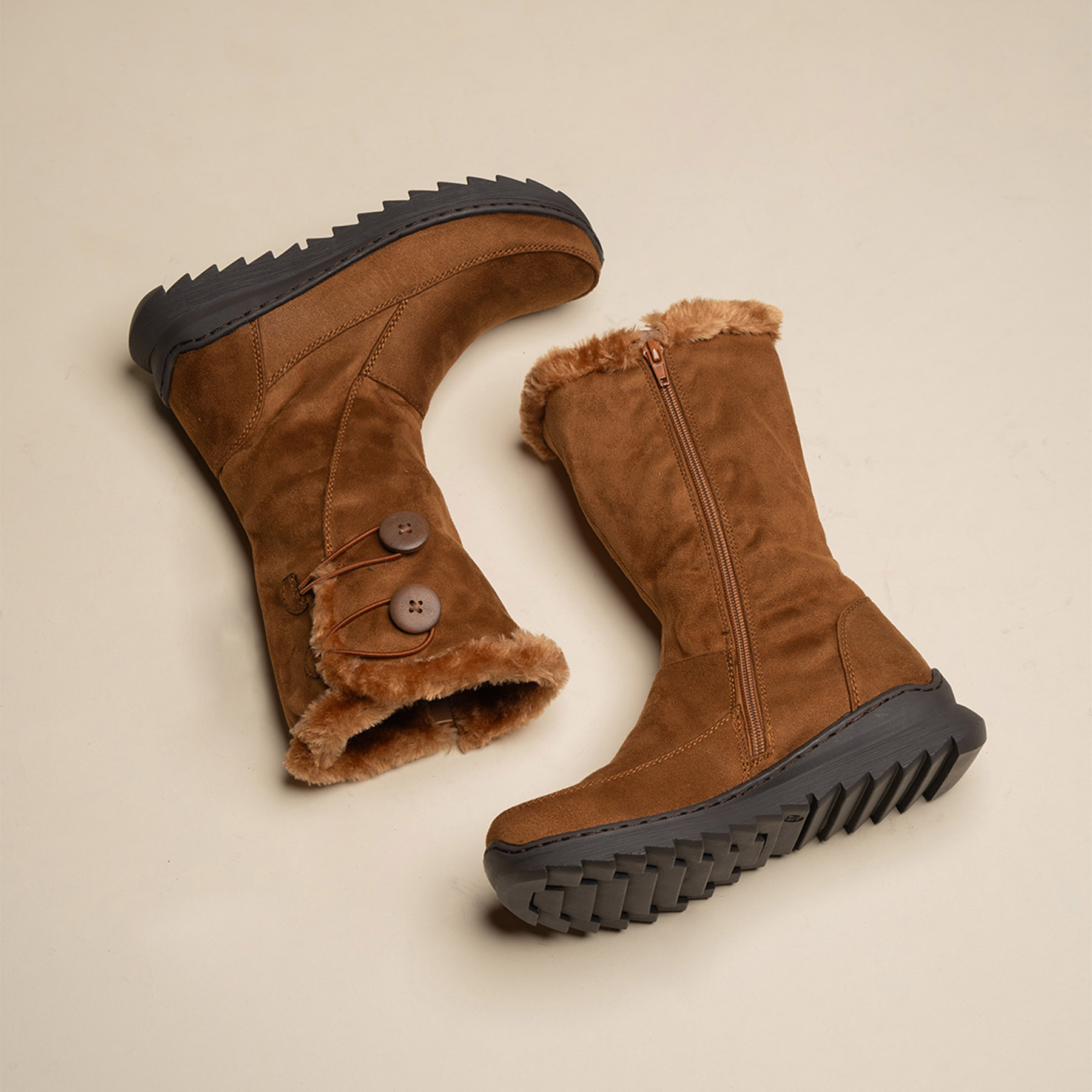 BOTA CASUAL MUJER MARIELLA CAMEL CHINITOWN - 6