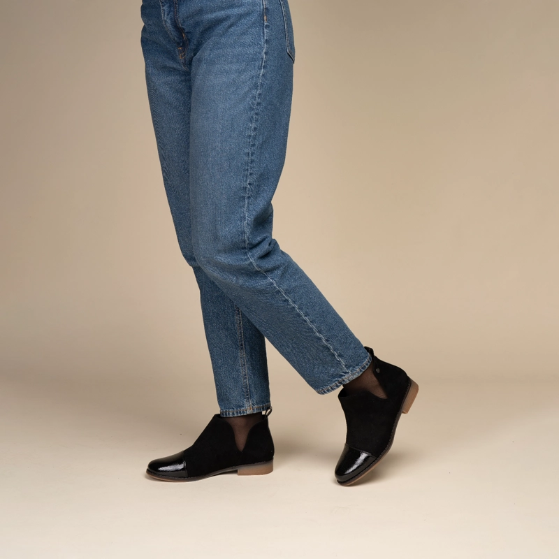 BOTIN CASUAL MUJER SPENCER NEGRO CHINITOWN - 2