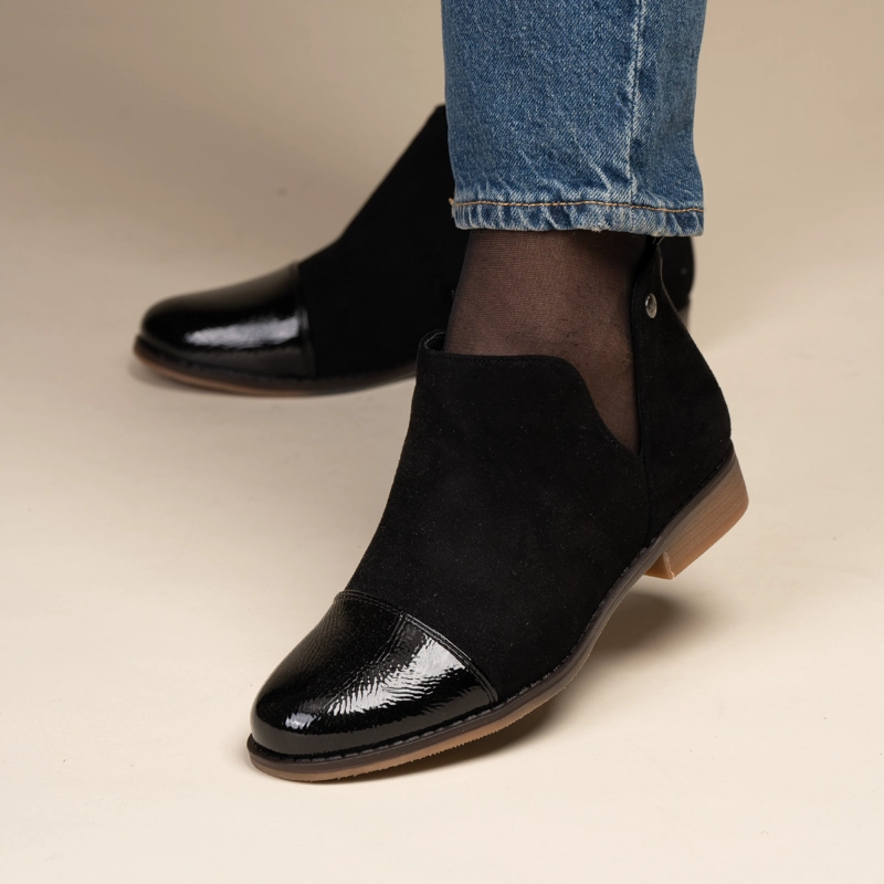 BOTIN CASUAL MUJER SPENCER NEGRO CHINITOWN - 3