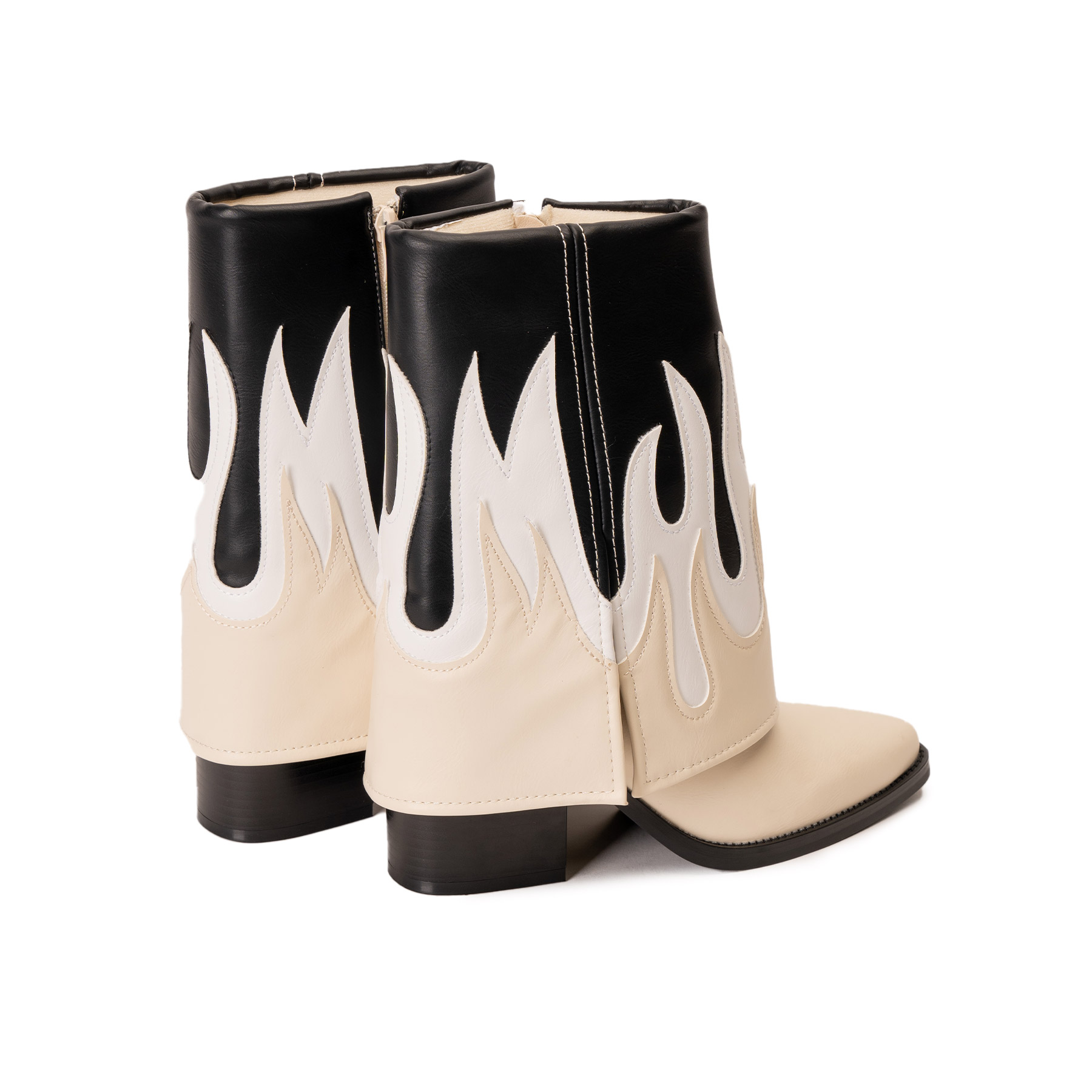 BOTA MUJER LOIRA BEIGE ZAMETA - 4