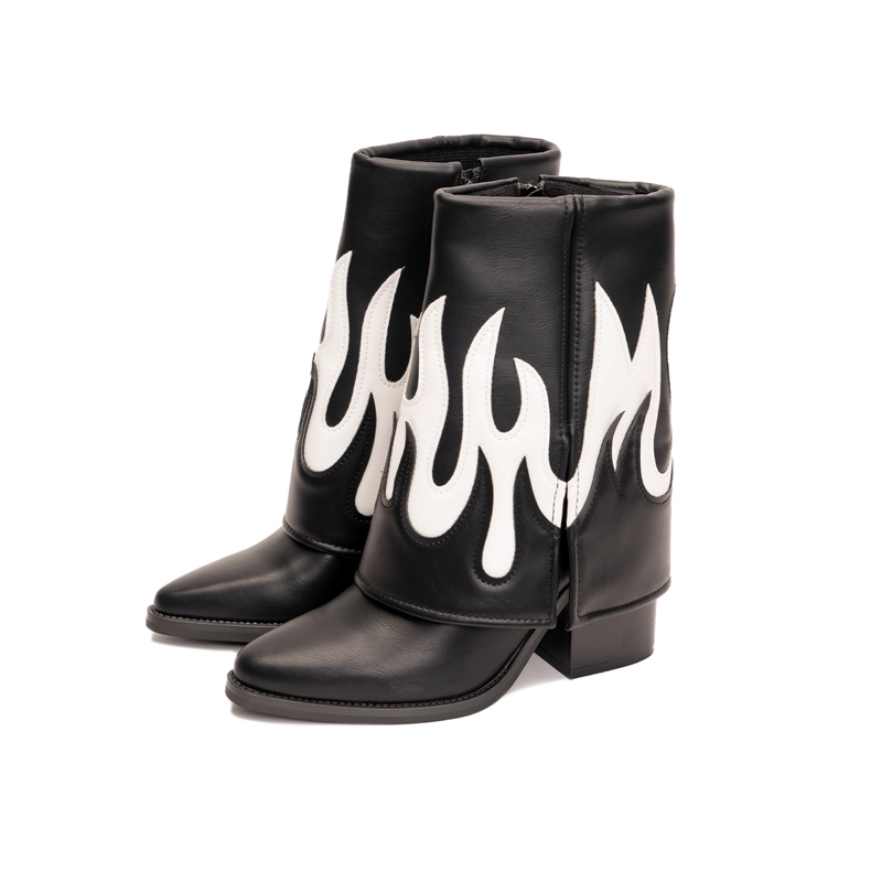 BOTA MUJER LOIRA NEGRO ZAMETA - 5