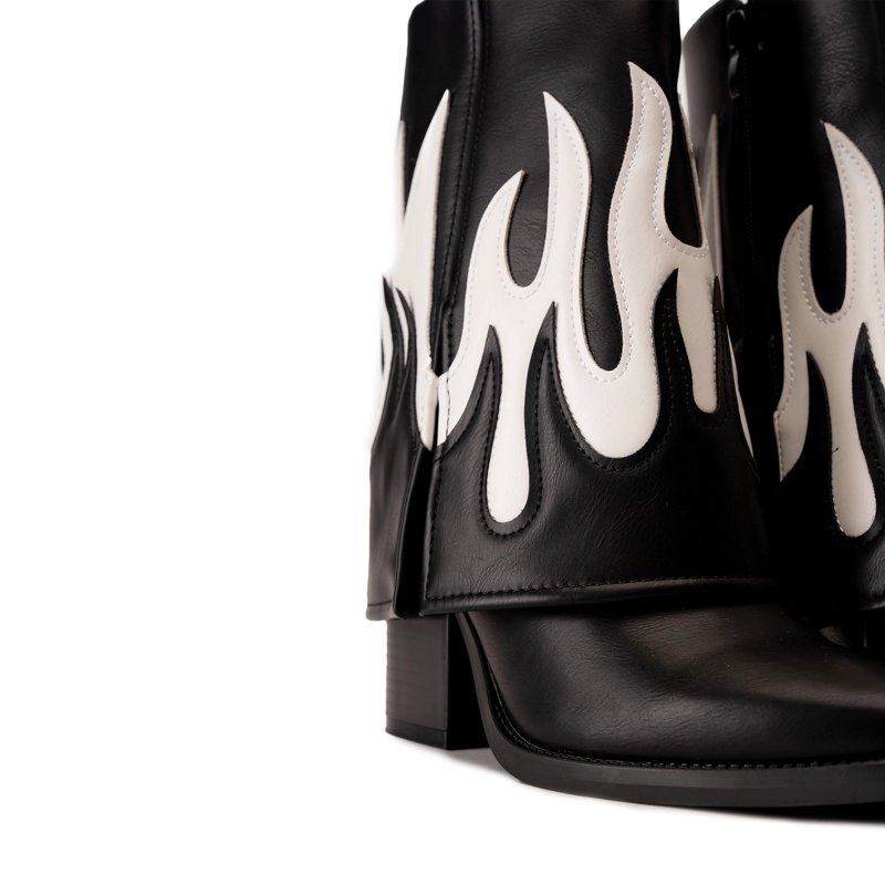 BOTA MUJER LOIRA NEGRO ZAMETA - 6
