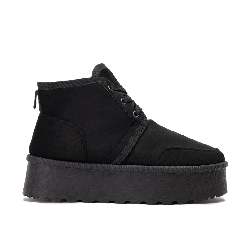 BOTIN MUJER FELPUDO SAMBA NEGRO ZAMETA - 1