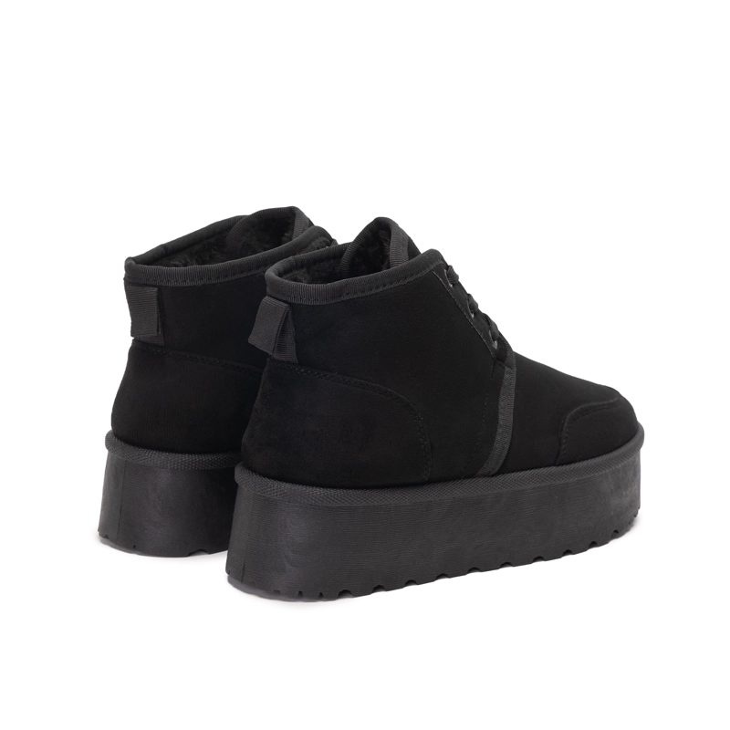 BOTIN MUJER FELPUDO SAMBA NEGRO ZAMETA - 4