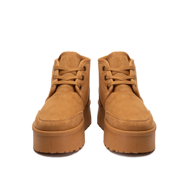 BOTIN MUJER FELPUDO SAMBA CAMEL ZAMETA - 3