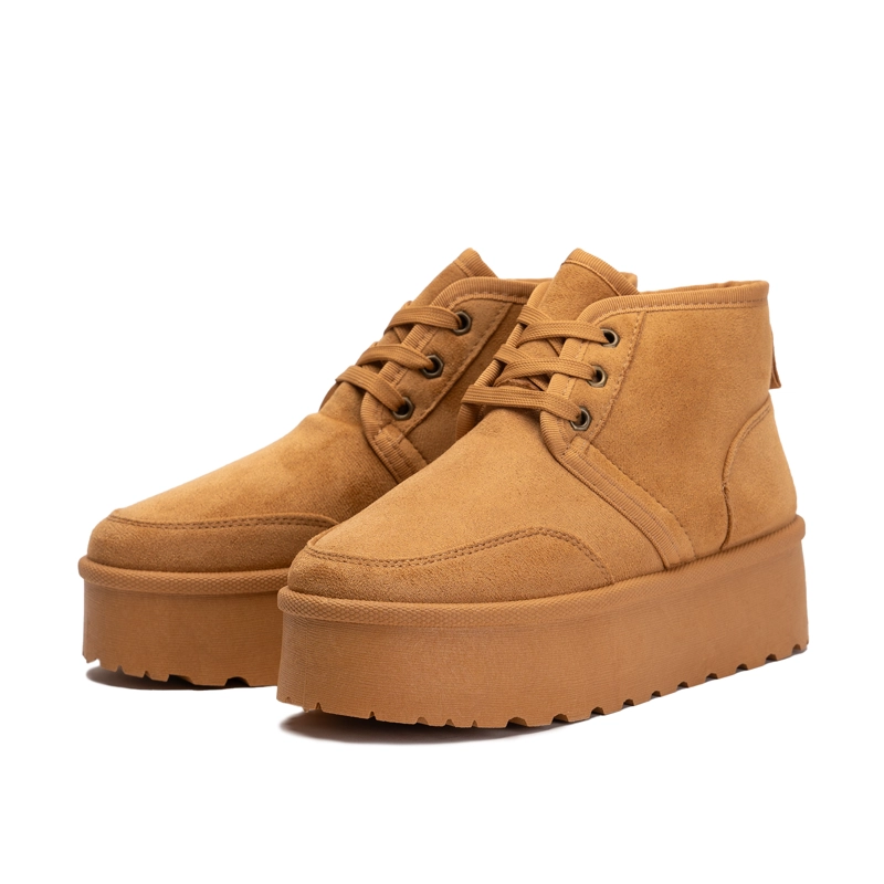 BOTIN MUJER FELPUDO SAMBA CAMEL ZAMETA - 5