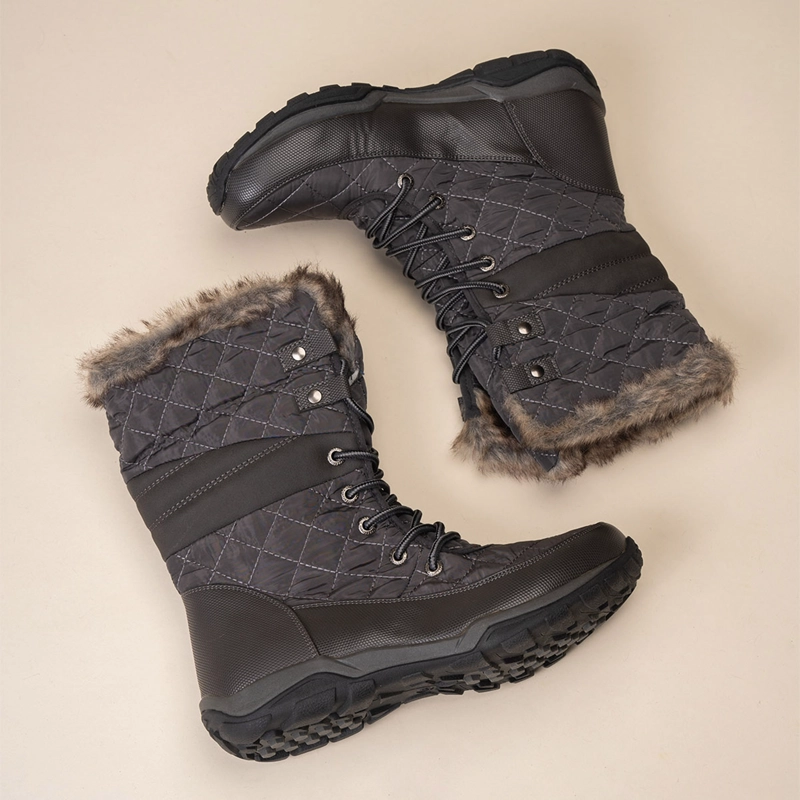 BOTA INVERNAL MUJER GRIS ROMA CHINITOWN - 4