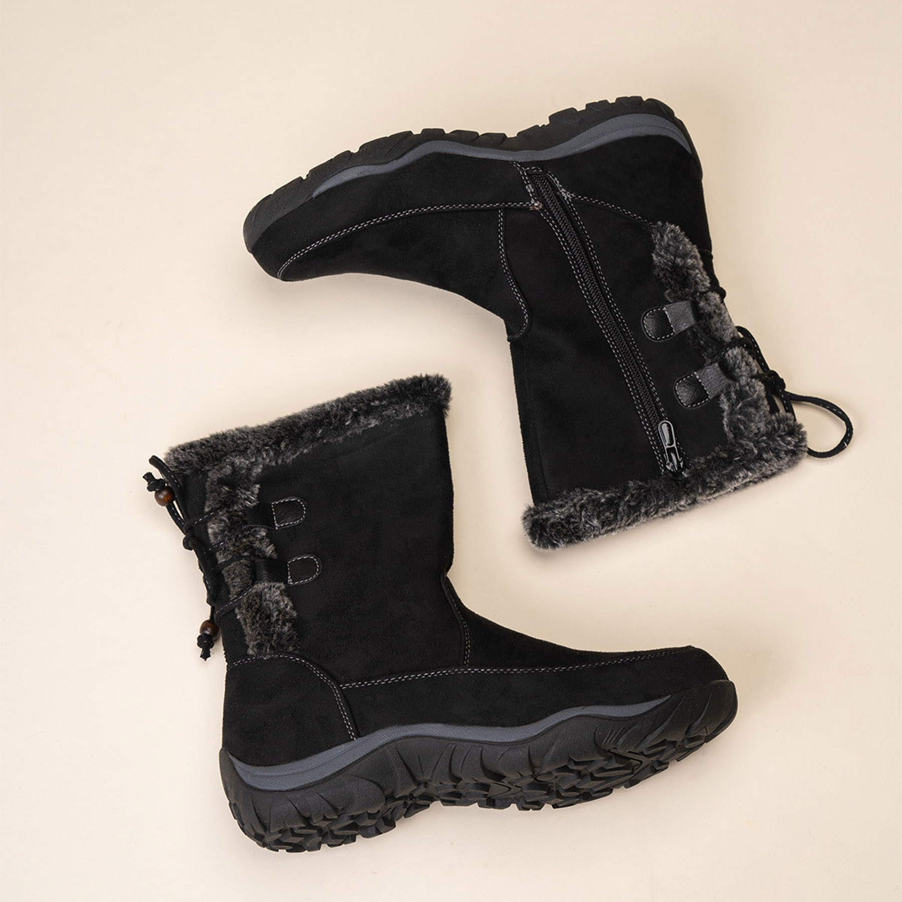 BOTA OUTDOOR MUJER HUDA NEGRO CHINITOWN - 4