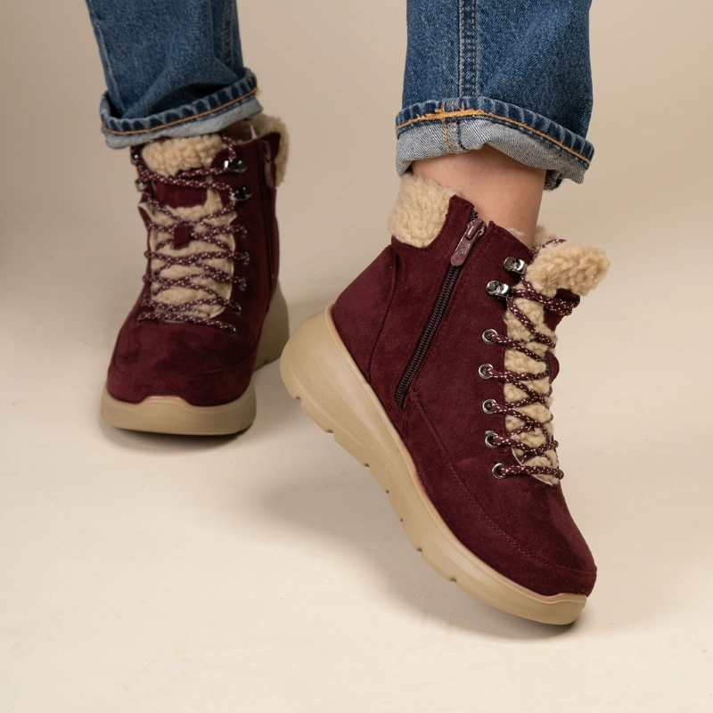 BOTIN CASUAL MUJER BLAU BURDEO CHINITOWN - 5