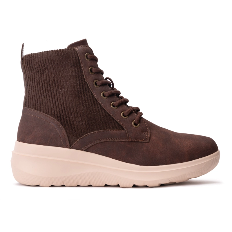 BOTIN CASUAL MUJER AURELIE CAFE  OSCURO CHINITOWN - 1