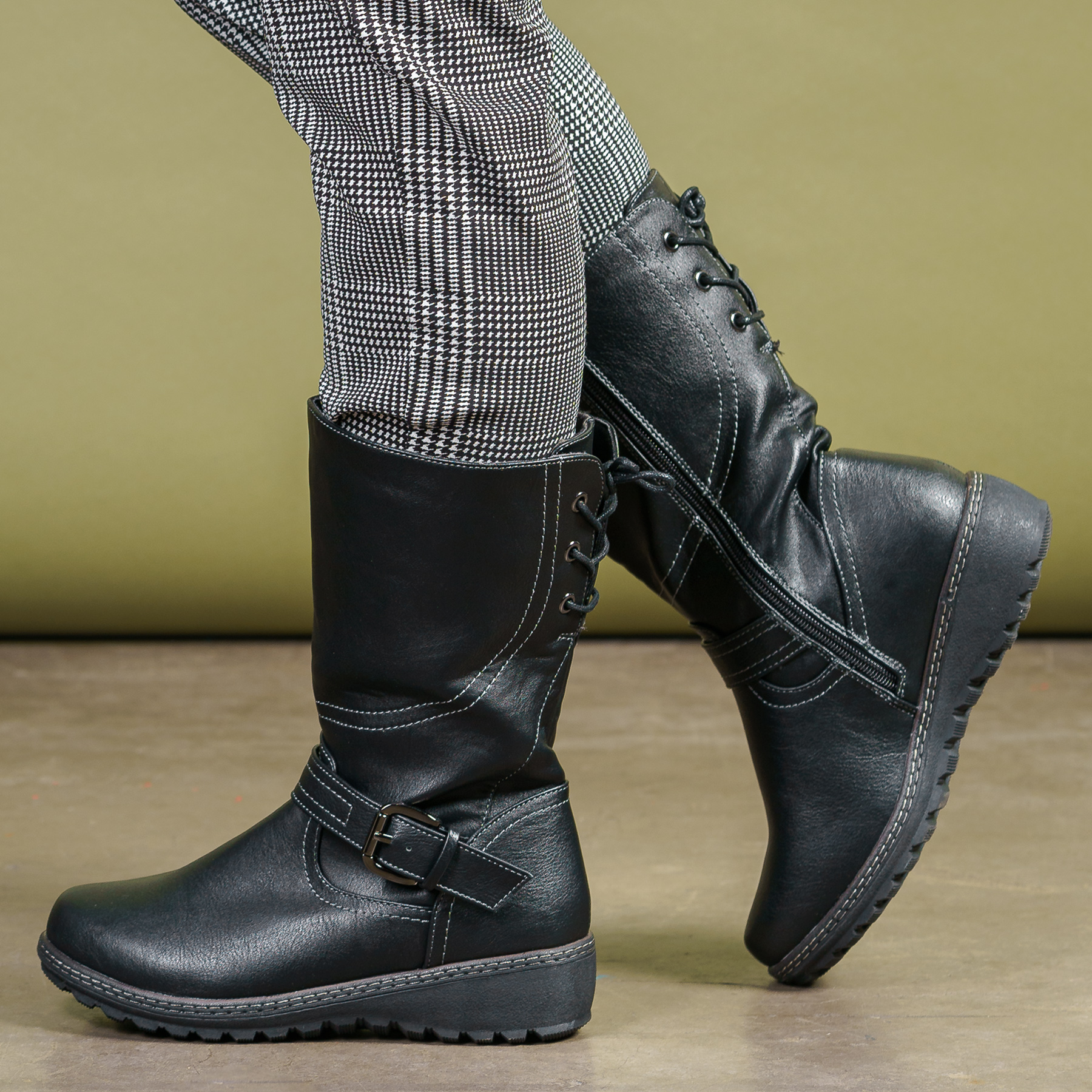 BOTA CASUAL MUJER GIADA NEGRO CHINITOWN - 2