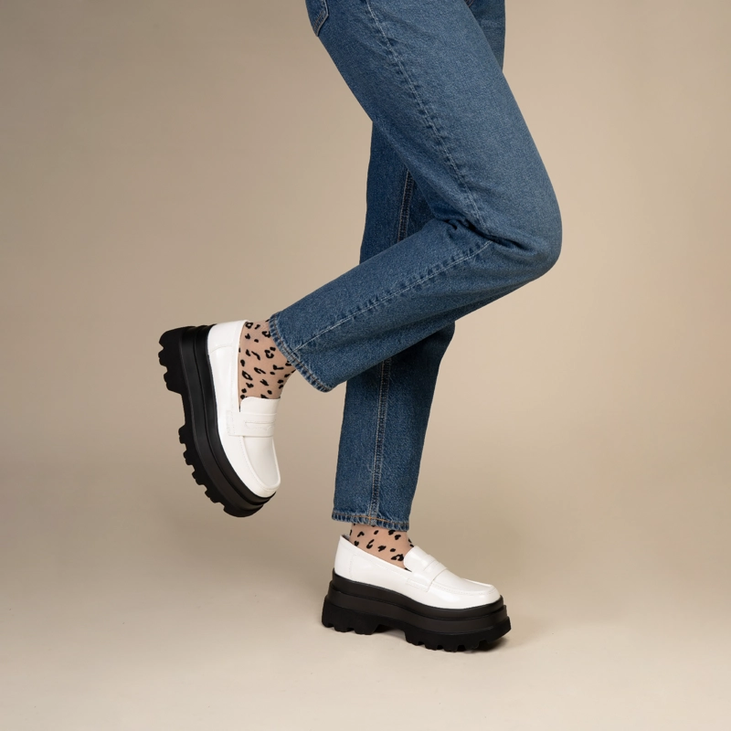 MOCASIN CASUAL MUJER PHOEBE BLANCO CHINITOWN - 2