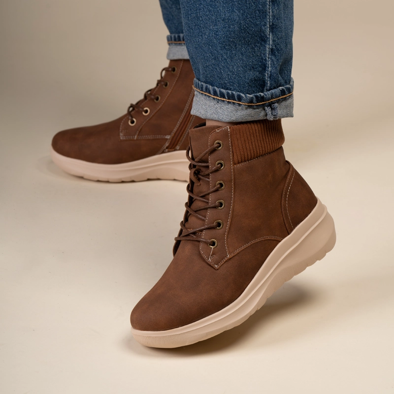 BOTIN CASUAL MUJER EVALINA CAFE  CHINITOWN - 5