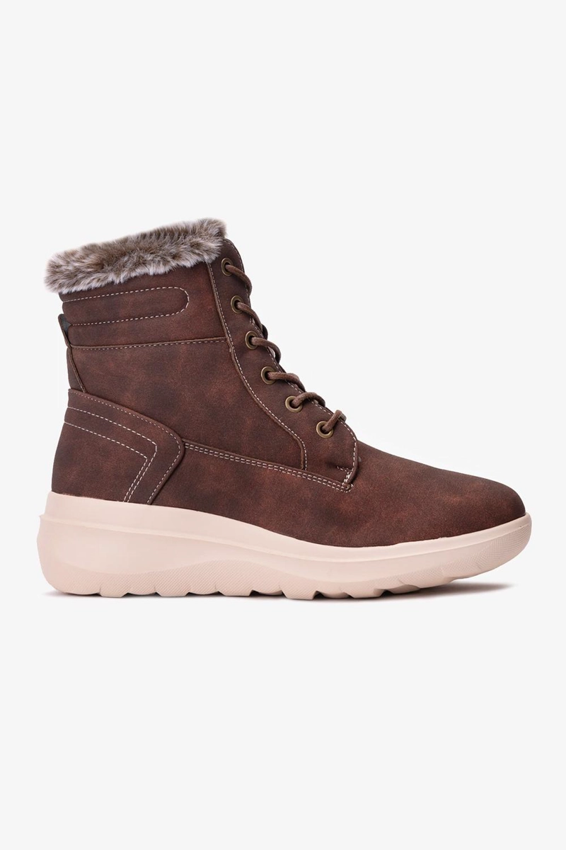 BOTIN CASUAL MUJER BIWEN CAFE OSCURO CHINITOWN - 1