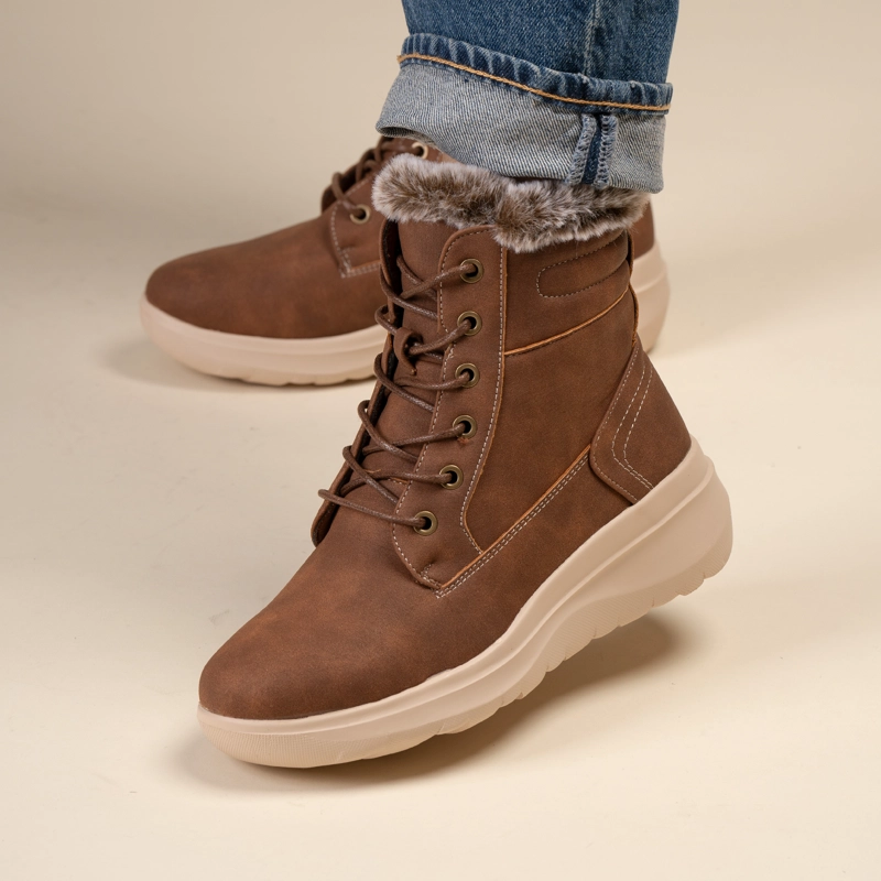BOTIN CASUAL MUJER BIWEN CAFE OSCURO CHINITOWN - 5