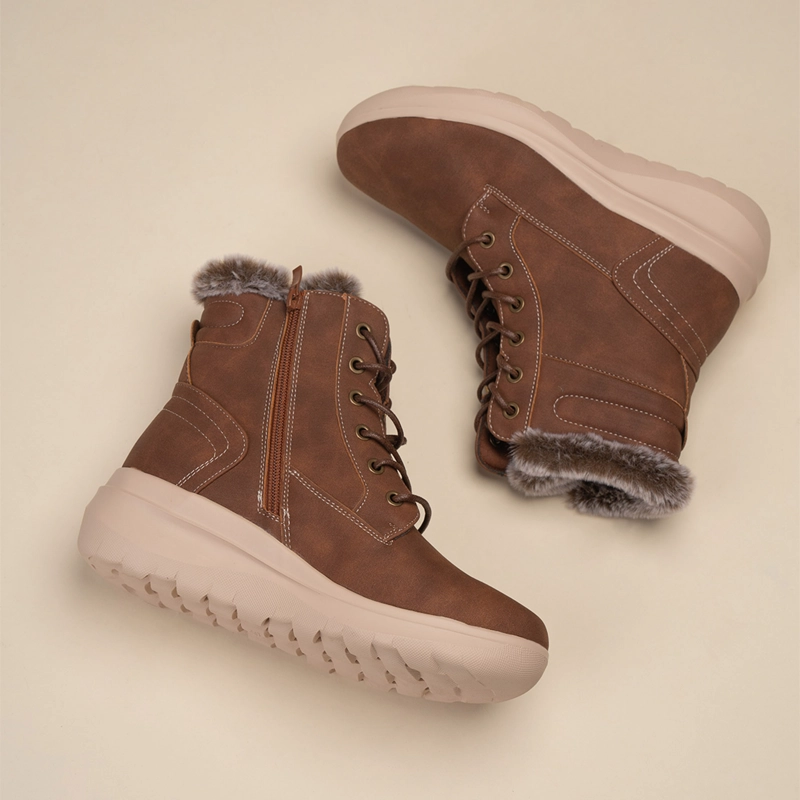 BOTIN CASUAL MUJER BIWEN CAFE OSCURO CHINITOWN - 6
