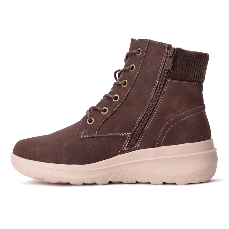 BOTIN CASUAL MUJER EVALINA CAFE  OSCURO CHINITOWN - 3