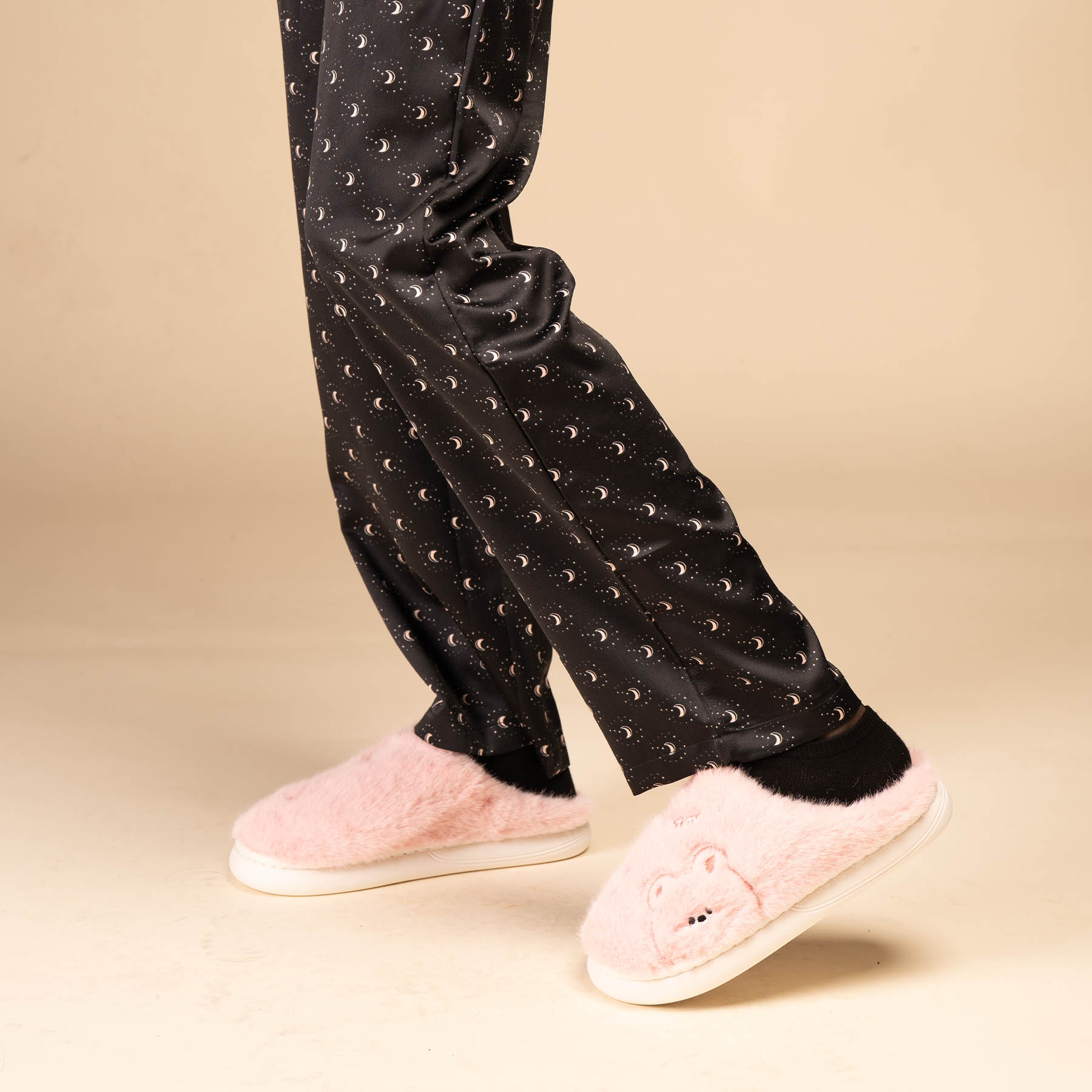 PANTUFLA CASUAL MUJER PALESA ROSA CHINITOWN - 2