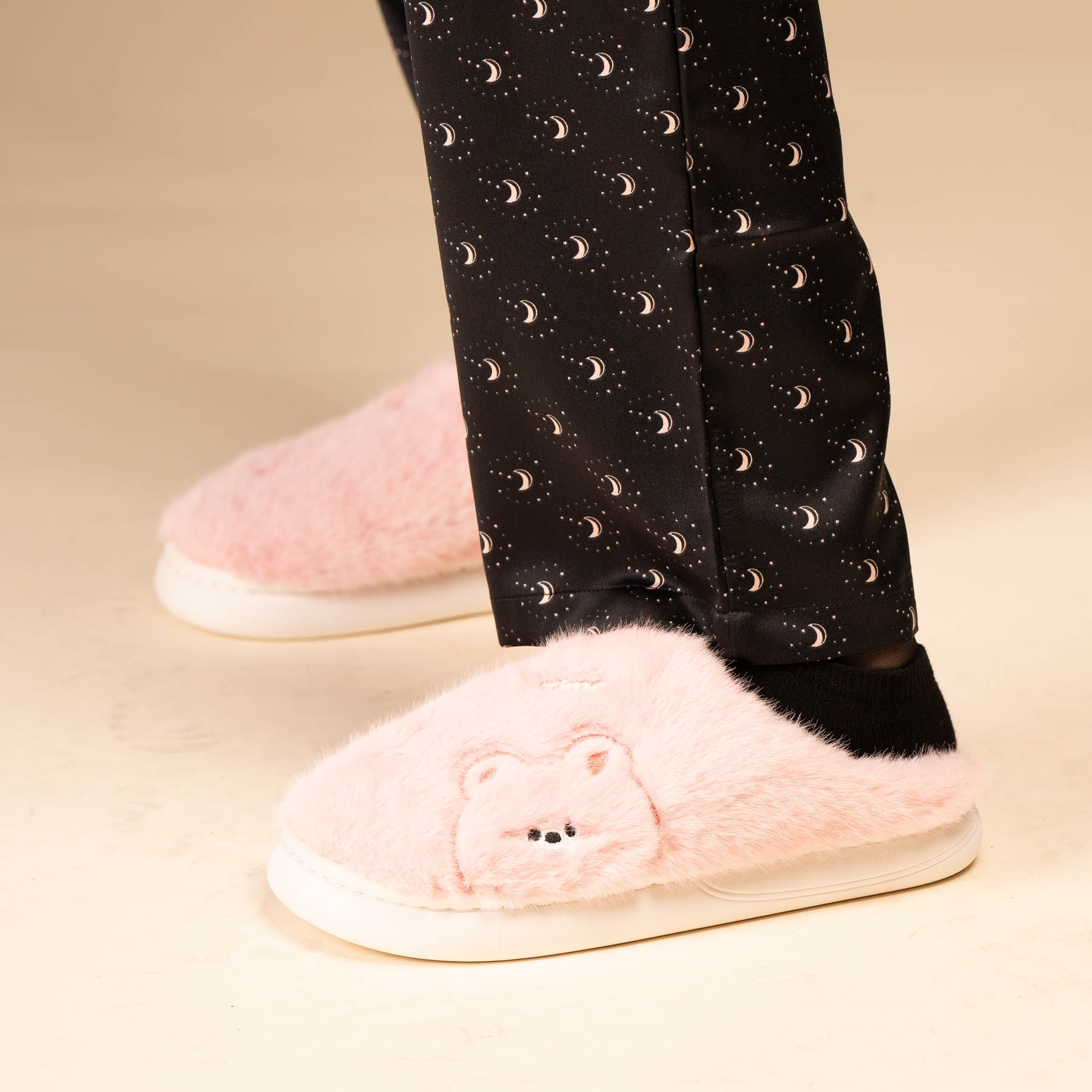 PANTUFLA CASUAL MUJER PALESA ROSA CHINITOWN - 5