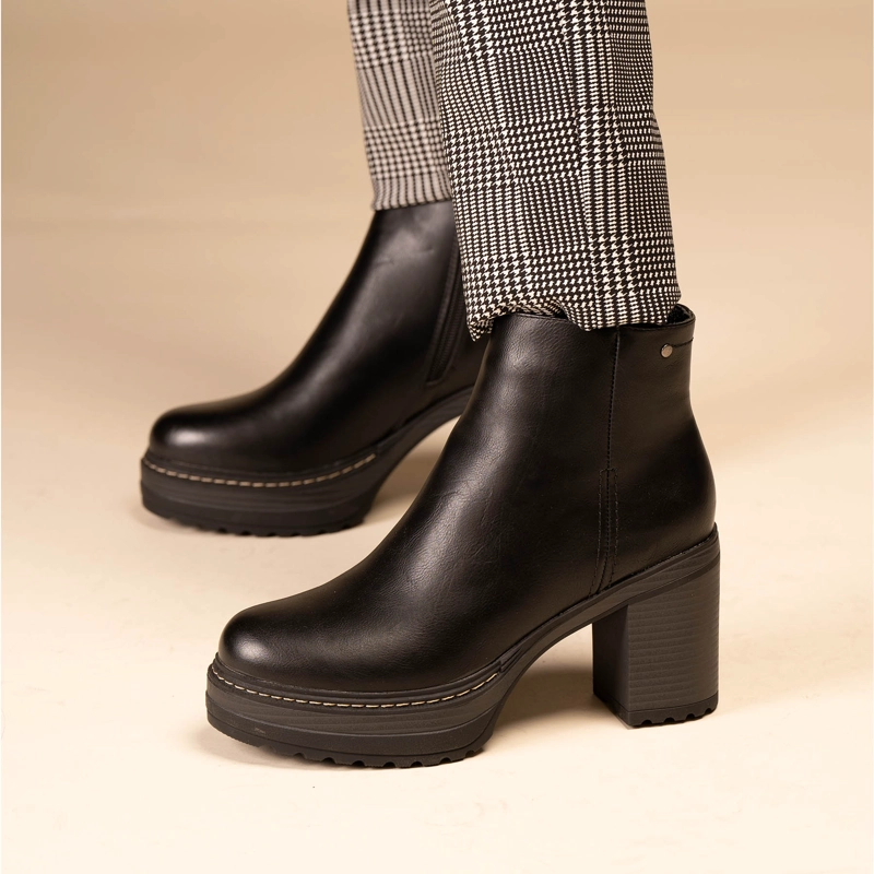 BOTIN CASUAL MUJER KANI NEGRO CHINITOWN - 5