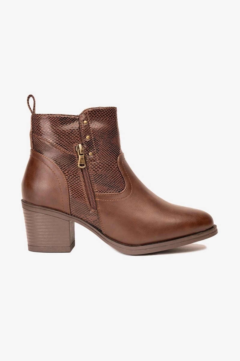 BOTIN CASUAL MUJER CAMEL KHOSI CHINITOWN - 1