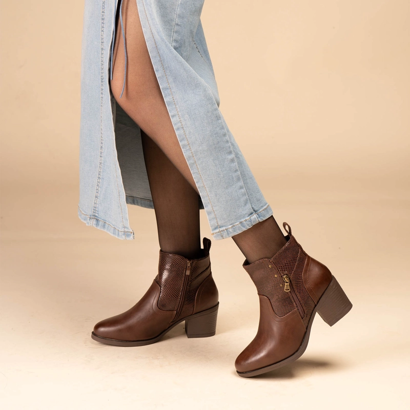 BOTIN CASUAL MUJER CAMEL KHOSI CHINITOWN - 2